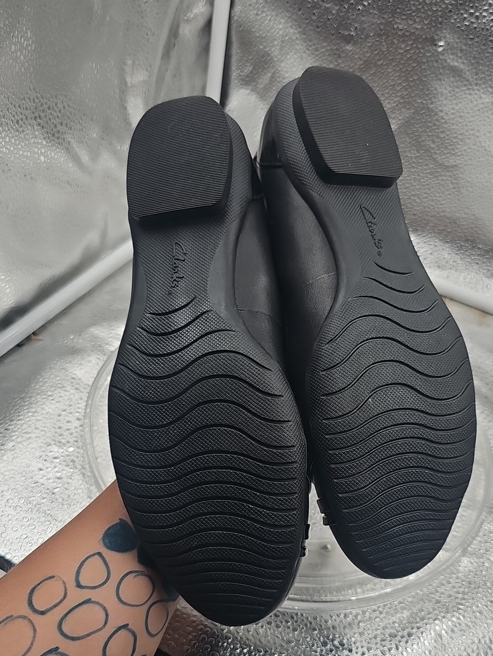 G Black Flate Shoes sz 8.5 - Picture 4 of 4